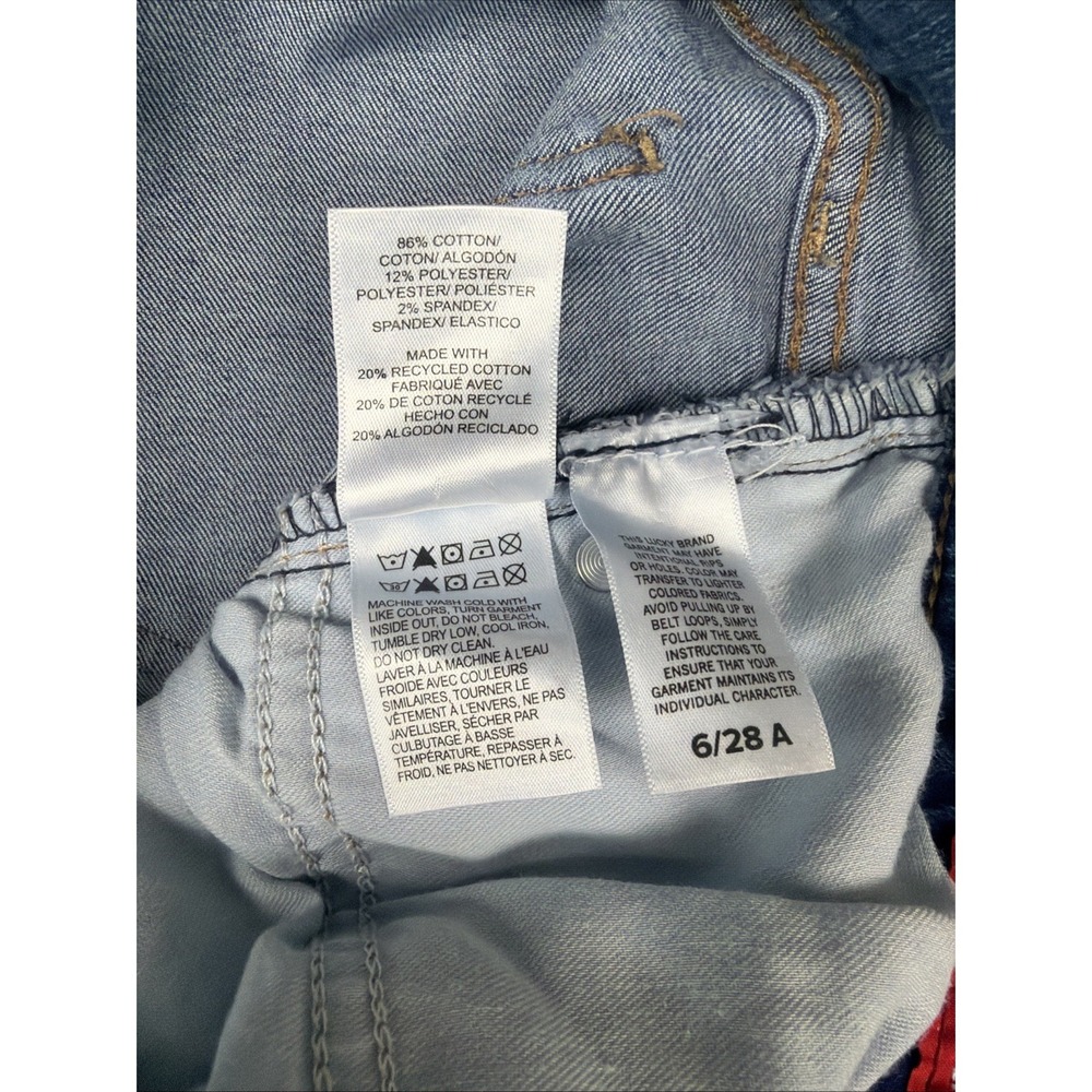 Lucky Brand Women's Sweet Mid Rise Flare Denim Jeans Size 6/28 - Picture 4 of 7